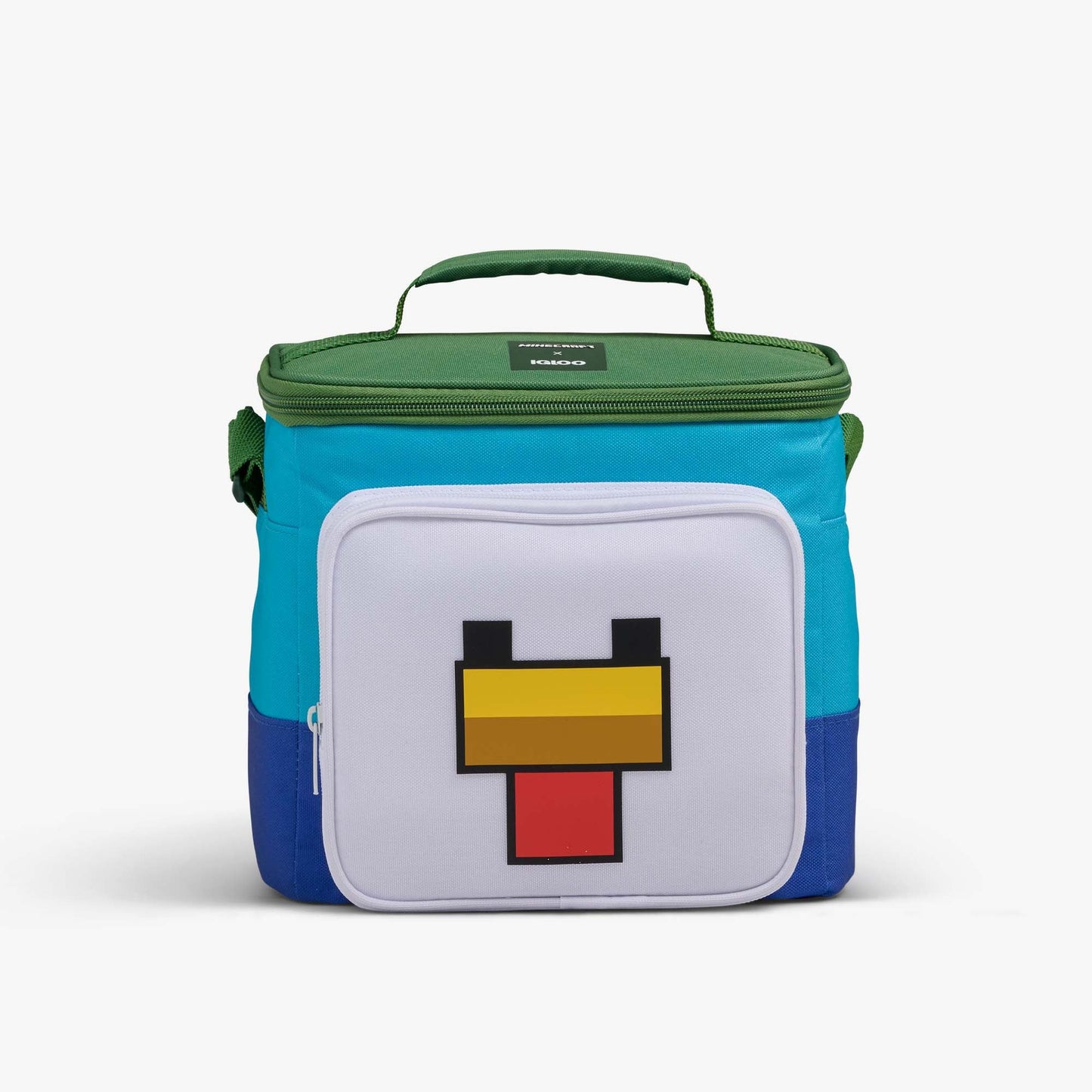 Minecraft Chicken Jockey Square Lunch Cooler Bag