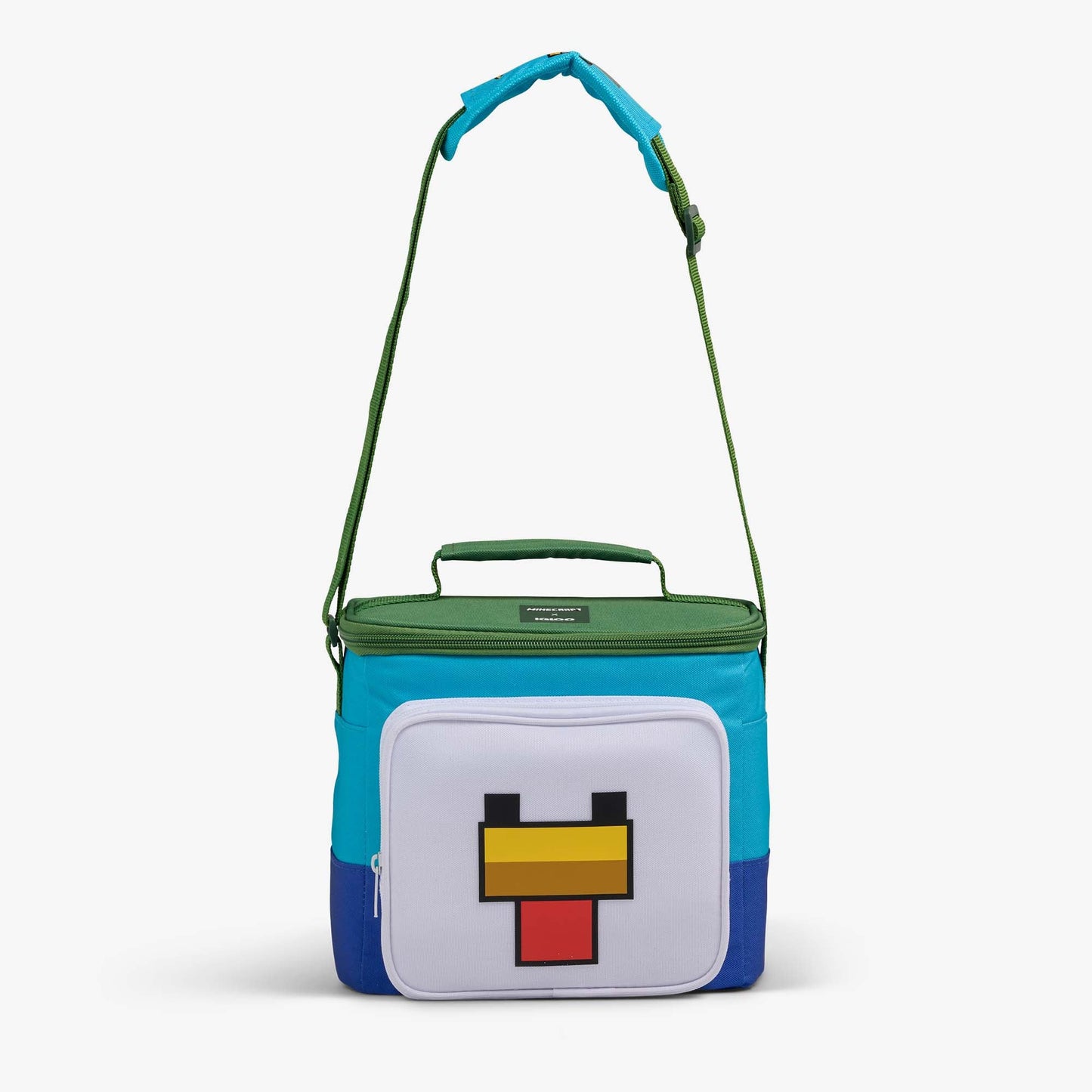Minecraft Chicken Jockey Square Lunch Cooler Bag