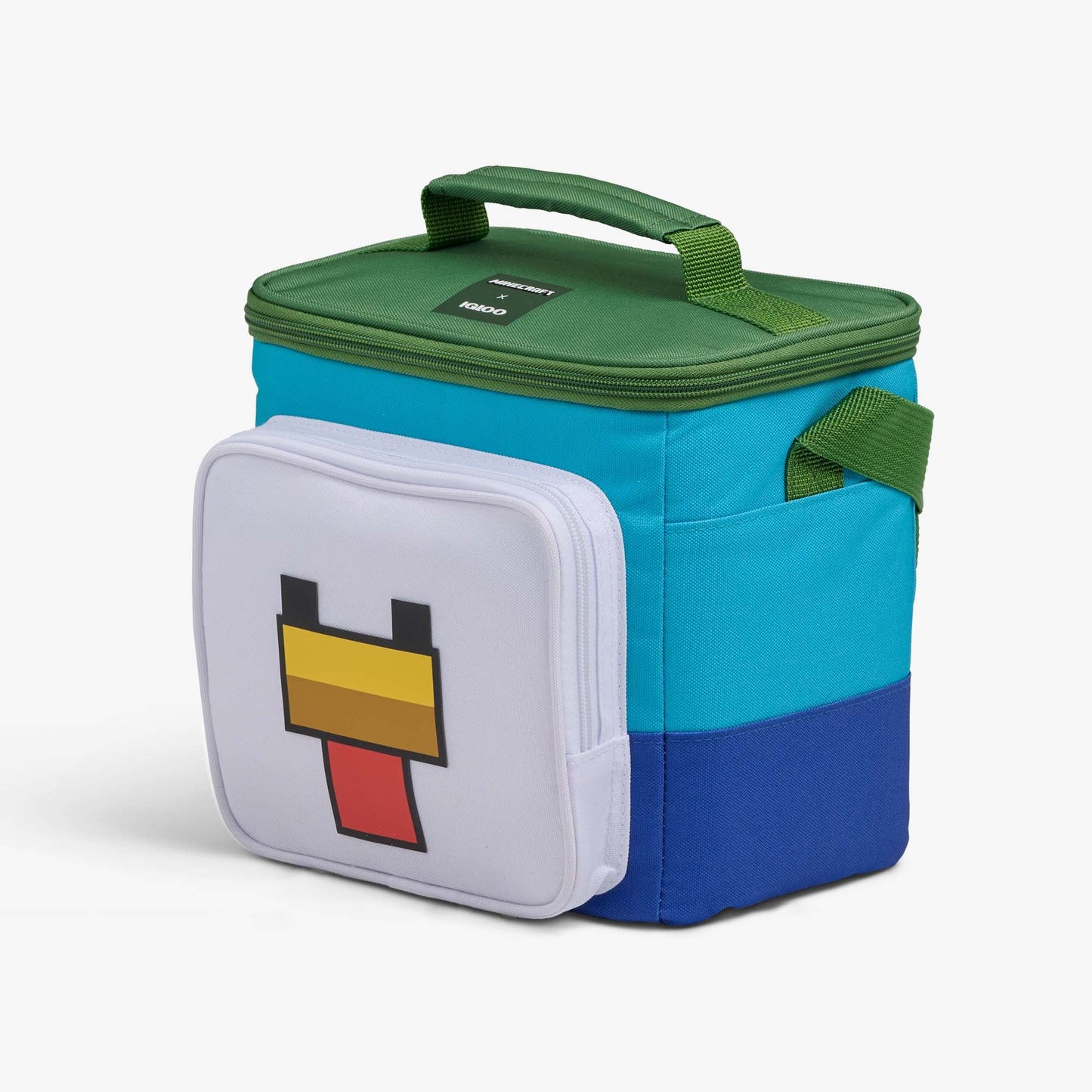Minecraft Chicken Jockey Square Lunch Cooler Bag