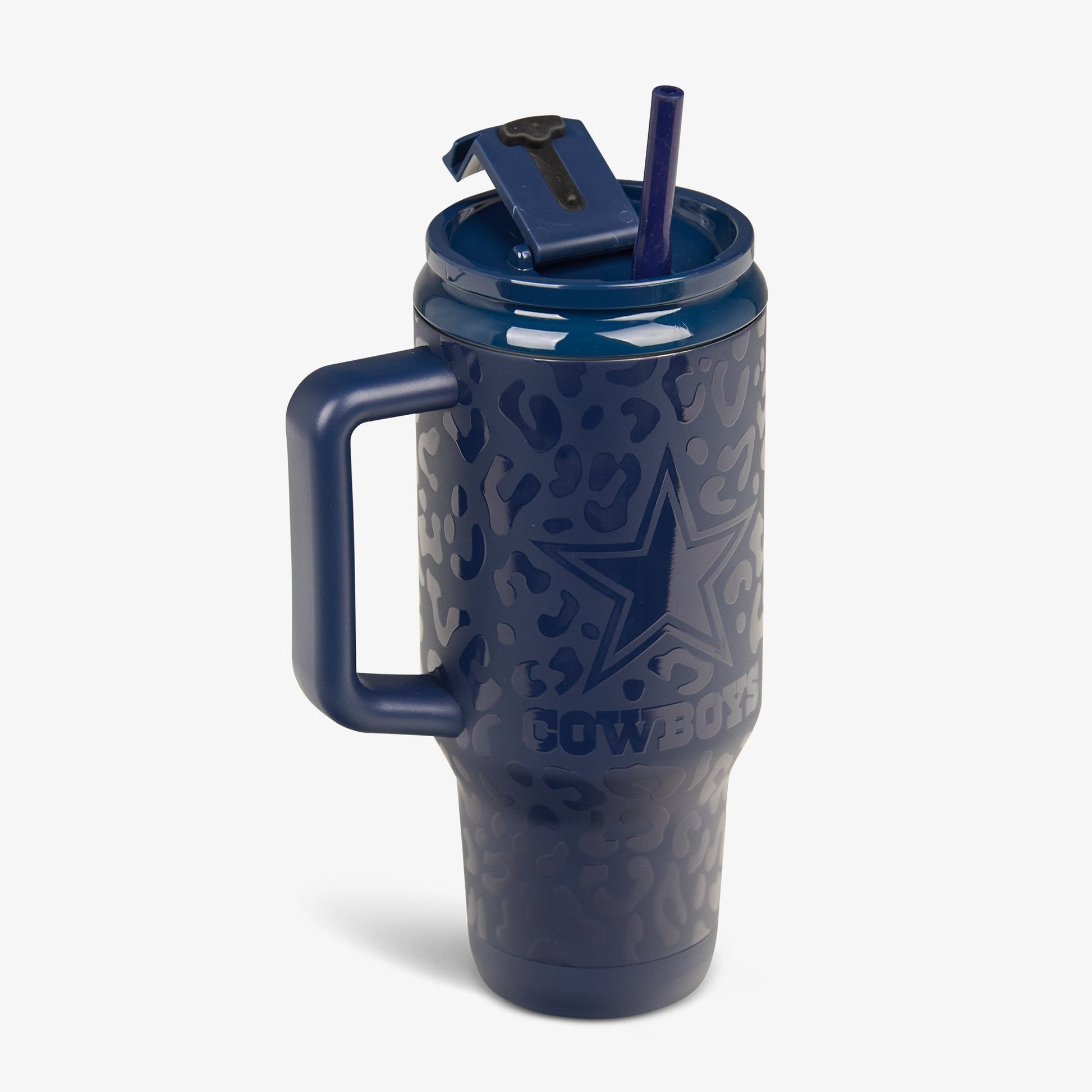 NFL 32 Oz Leopard Flip ‘n’ Sip Travel Mug
