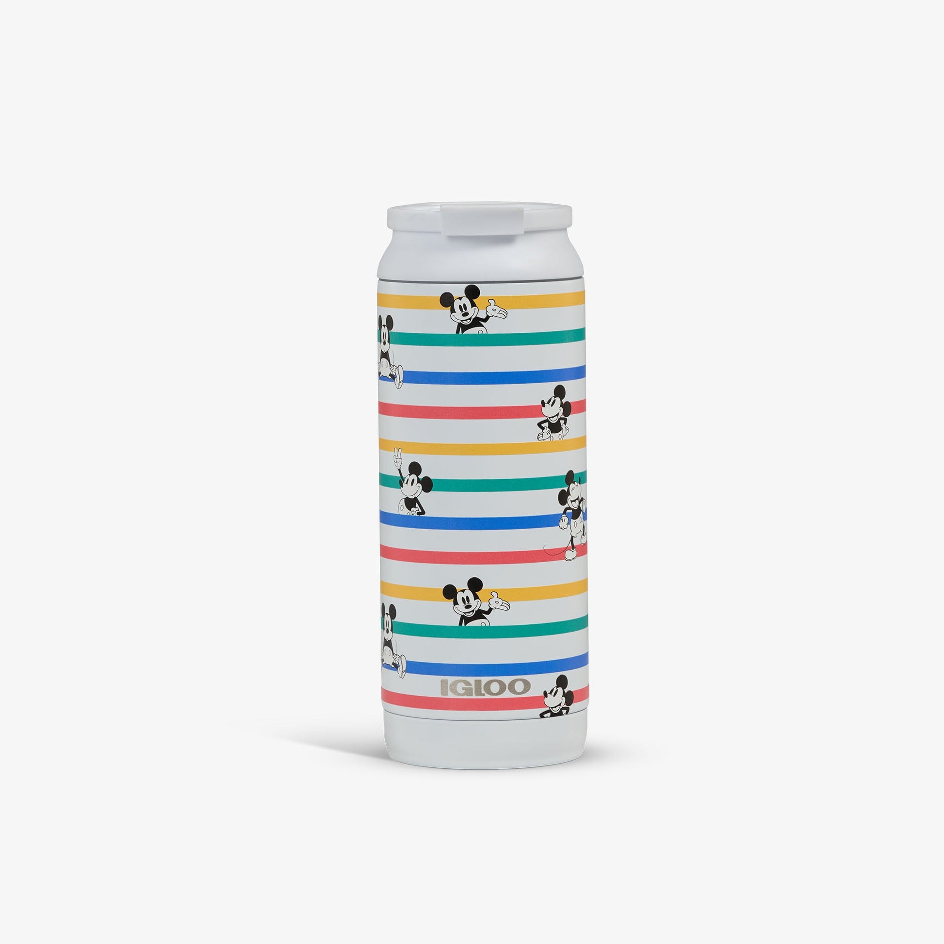 Disney Mickey Mouse Stripe 16 Oz Flip ‘n’ Sip Tumbler
