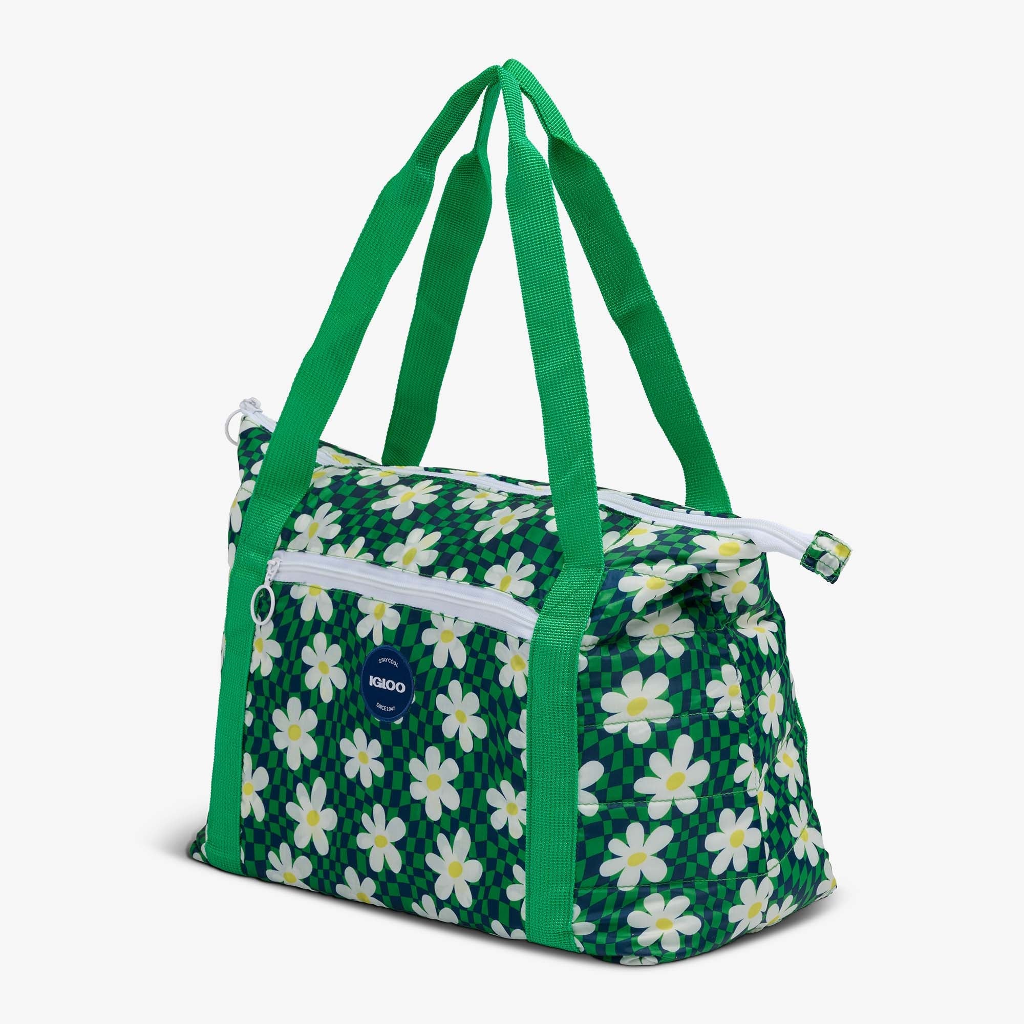 Retro Packable Puffer 20-Can Cooler Bag